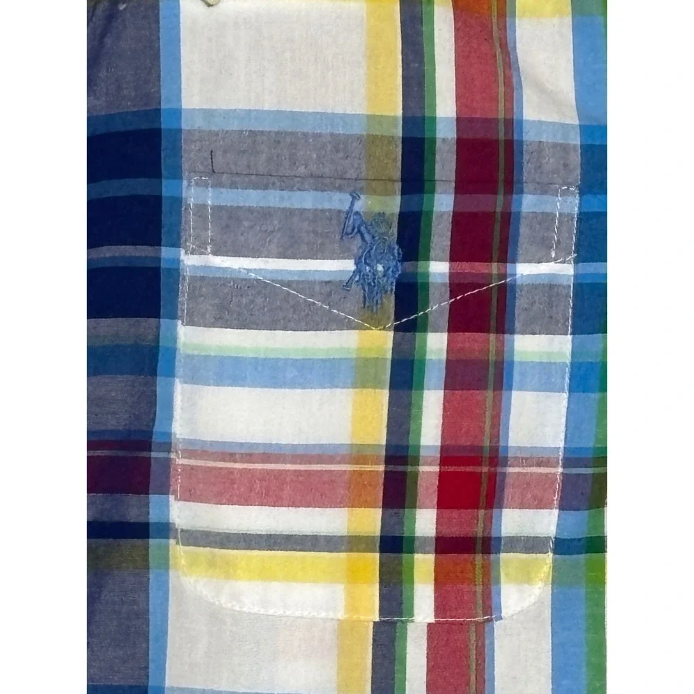 U.S. Polo Assn. vibrant plaid